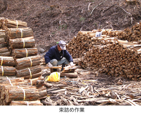 束詰め作業